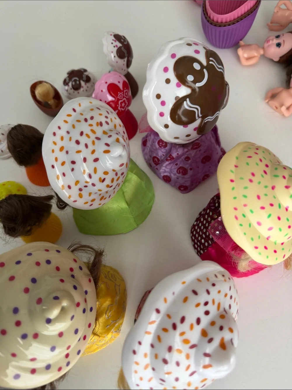 Vintage Toy - Cupcake Dress Fashion Doll - Icing Hat - Kids Toys - Play Kitchen
